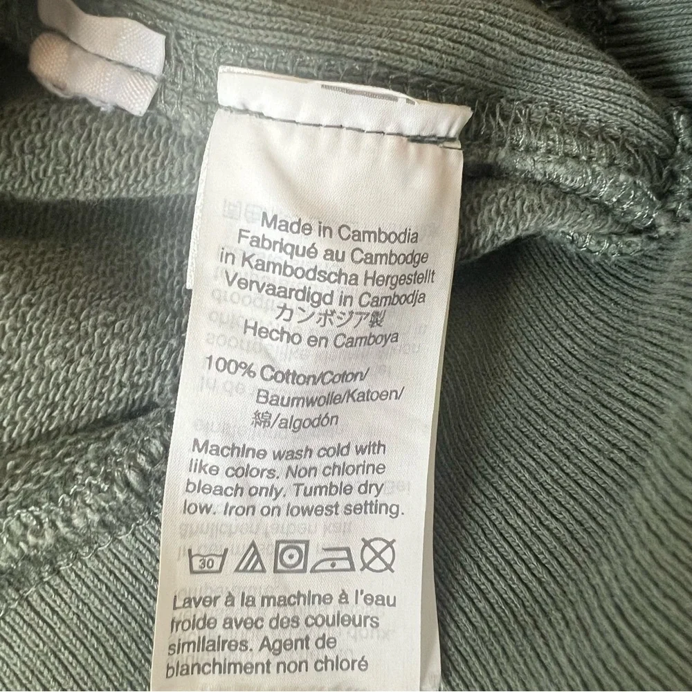 J. Crew Olive Green Hoodie thick‎